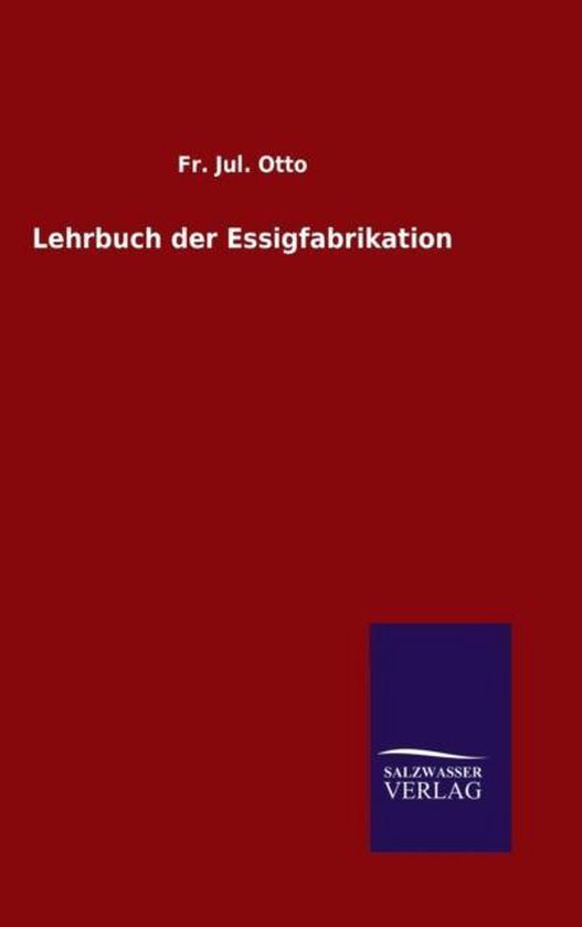 Lehrbuch der Essigfabrikation - cover