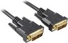 Sharkoon 5m DVI-D to DVI-D (18+1) DVI kabel Zwart