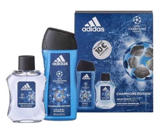 Adidas Champions League geschenkset + €10 voucher voor de Adidas online  store | bol.com