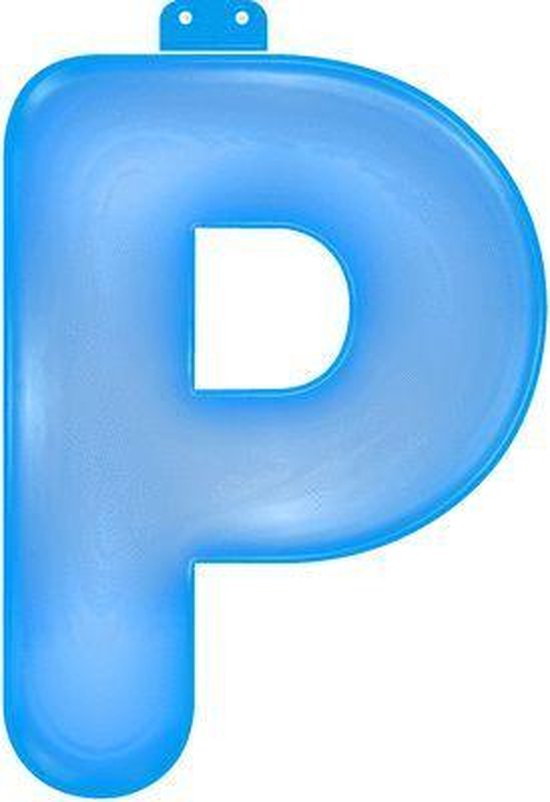 Opblaas letter P blauw | bol.com