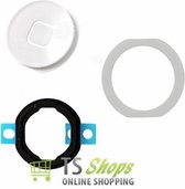 Home Button & Gasket White/wit + Home button spacer voor Apple iPad Air 1