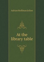 At the library table