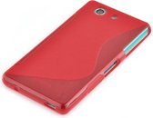 Sony Xperia M5 Silicone Case s-style hoesje Roze