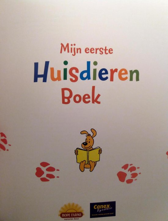 Mijn eerste Huisdieren Boek - cover
