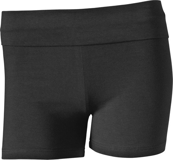 Papillon Hotpant Short Sportbroek - Maat XL  - Vrouwen - zwart