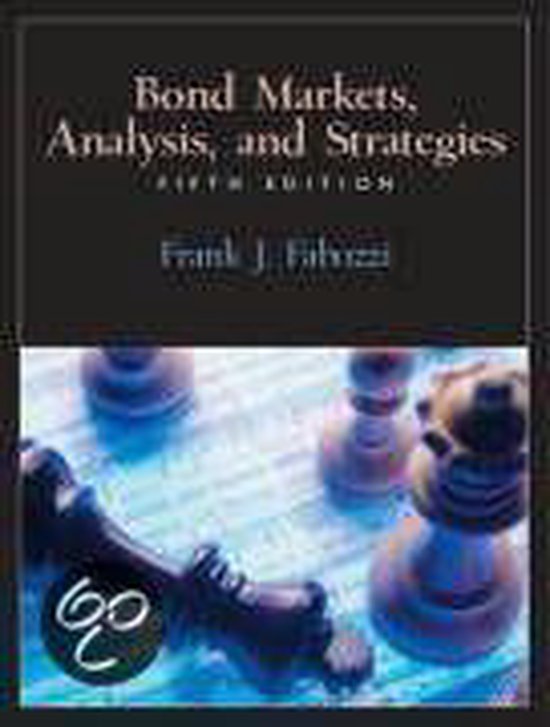 Bond Markets, Analysis and Strategies - cover