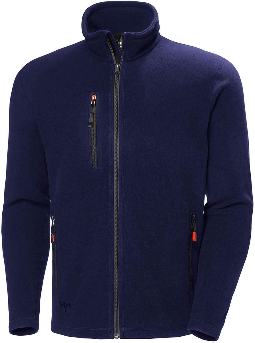 Helly Hansen Oxford Fleece Jacket 72026 - Mannen - Marine Blauw - M