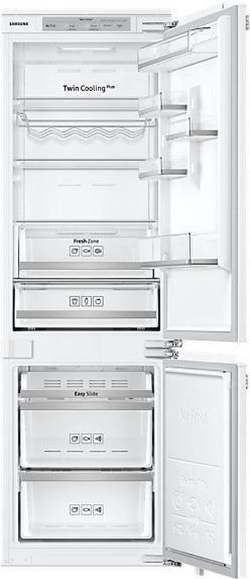 Inbouw koelkast: Samsung BRB260176WW/EF Inbouw Koel-vriescombinatie 266 l G Wit, van het merk Samsung