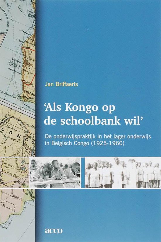 Cover van het boek ''Als Kongo op de schoolbank wil'' van J. Briffaerts