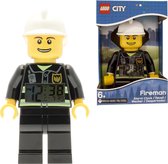 LEGO CiTY Wekker brandweerman kunststof 9002274