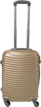 Handbagage koffer 55cm 4 wielen trolley - Champagne