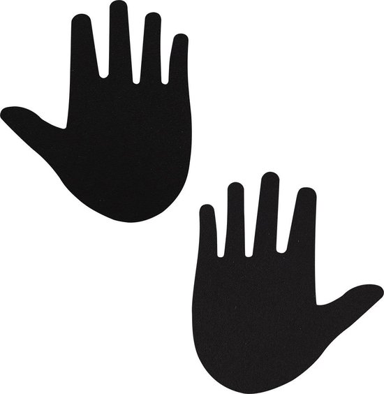 Pinch - Nipple Sticker Hands - Tepel Handen Zwart - Tepelsticker |