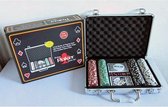 Pokerset In Aluminium Box 200 Delig