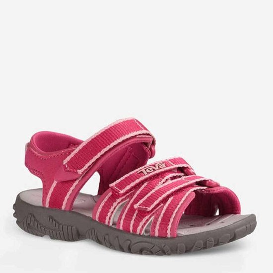 Teva Tirra Sandaal Kids Wandelsandalen Maat 27 Unisex roze grijs bol