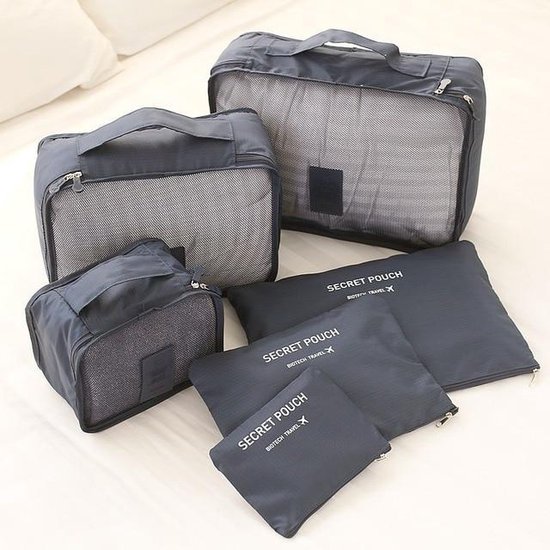 ehsbuy 5 stuks Bagage-Organizer Reisorganisator Verpakkingstassen