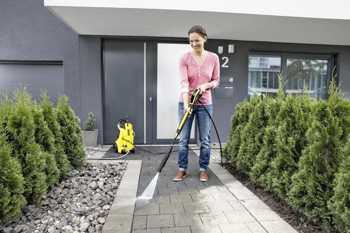 Мойка высокого давления для велосипедов, автомобилей, скамеек, фасадов  KARCHER К4 - Topove — интернет-магазин нужных товаров!