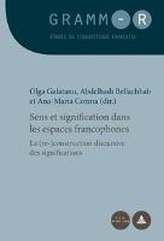 Sens et signification dans les espaces francophones - cover