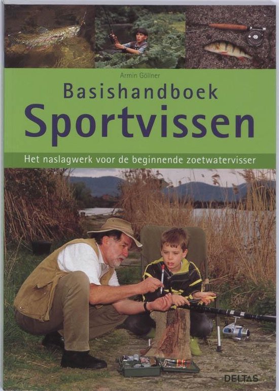 Cover van het boek 'Basishandboek sportvissen' van A. Gollnrt