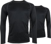 Tenson Caspian Thermoshirt Heren  Thermoshirt - Maat XL  - Mannen - zwart