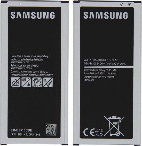 vinger Centraliseren sectie Samsung 3100 mAh Batterij Galaxy J5 (2016) | bol.com