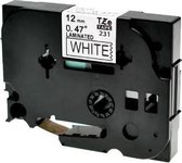 Label Tape Compatible TZ231 TZe231 TZ-231 - 12 mm - Voor GL-H105, GL-200, PTE-550WVP, PT-P700, PT-H300