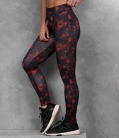 Girlie cool printed sport legging, Kleur Red Haze, Maat XS