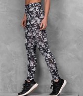 Girlie cool printed sport legging, Kleur Monochrome Madness, Maat XL