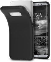 Zwart TPU Siliconen Case Hoesje voor Samsung Galaxy S8+ Plus