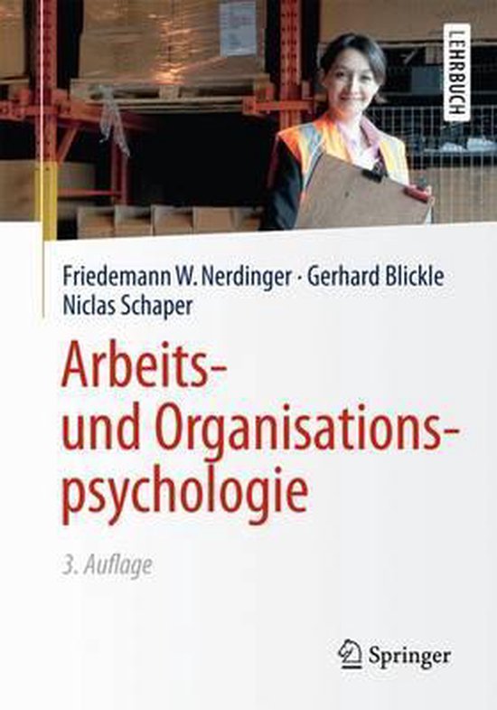 Arbeits- und Organisationspsychologie (Lehrbuch mit Online-M ... - cover
