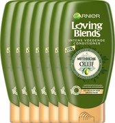 Garnier Loving Blends Conditioner - Mytische Olijf - Gevoelig tot Zeer Droog Haar - 6 x 250 ml - Voordeelverpakking