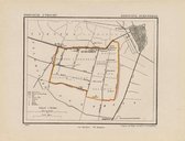 Historische kaart, plattegrond van gemeente Oudenrijn in Utrecht uit 1867 door Kuyper van Kaartcadeau.com
