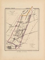 Historische kaart, plattegrond van gemeente Maartensdijk in Utrecht uit 1867 door Kuyper van Kaartcadeau.com