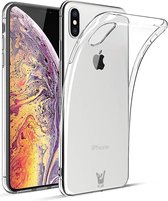Transparant Hoesje geschikt voor Apple iPhone Xs Max Soft TPU Gel Siliconen Case iCall
