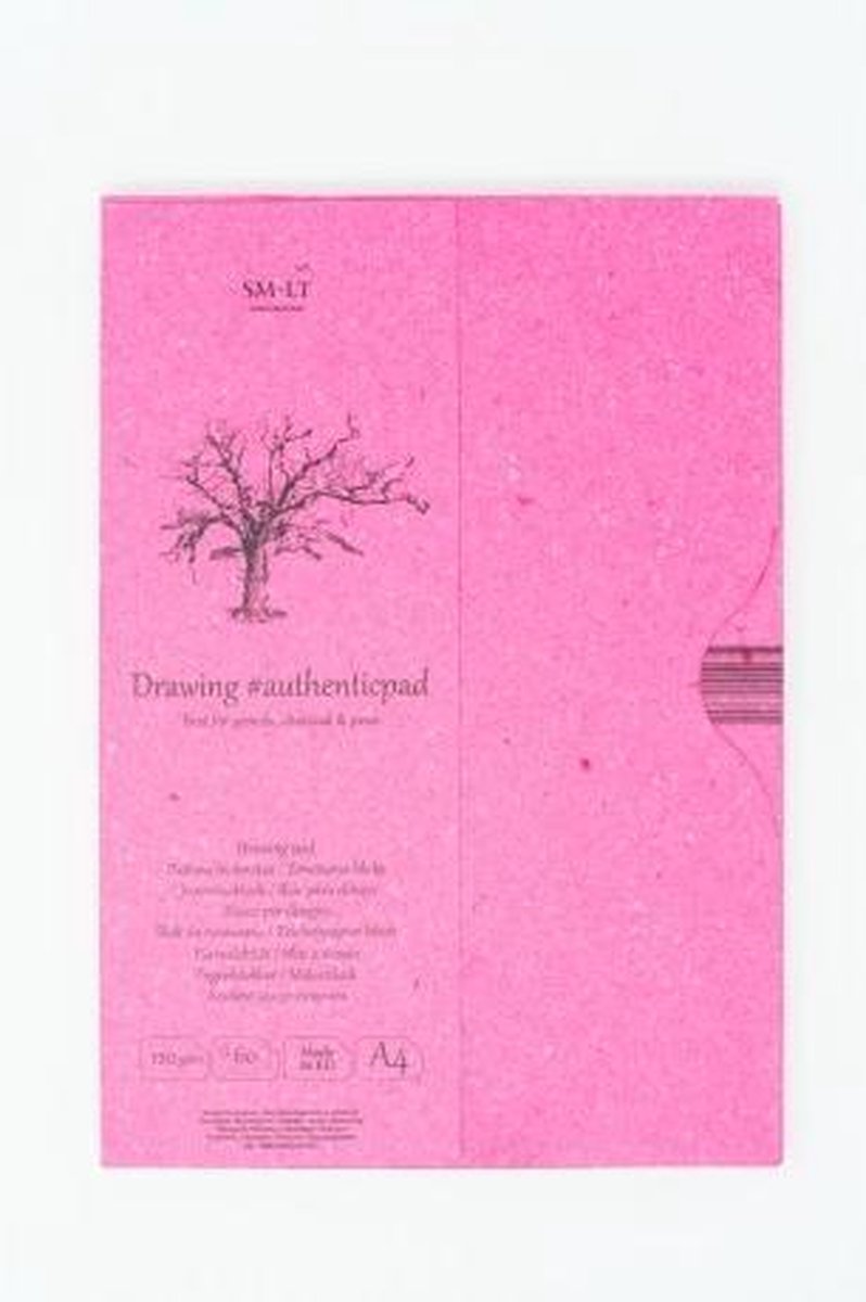 SMLT papiermap tekenen A4 120gr 60 vel tekenpapier.