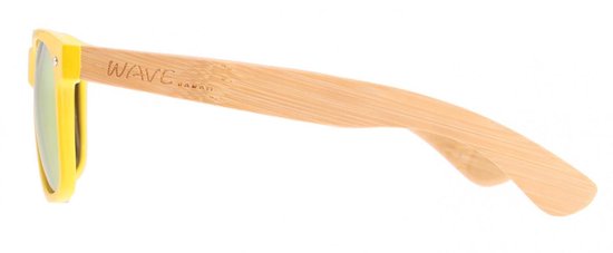 Wave Hawaii Bamboo Burner Zonnebril - Geel - Gepolariseerd, Lichtgewicht & Eco-vriendelijk - UV400 Bescherming van Wave Hawaii — afbeelding 2
