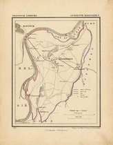 Historische kaart, plattegrond van gemeente Roosteren in Limburg uit 1867 door Kuyper van Kaartcadeau.com