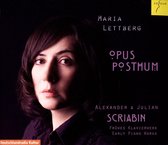 Opus Posthum - Scriabin: Early Piano Works 1-Cd