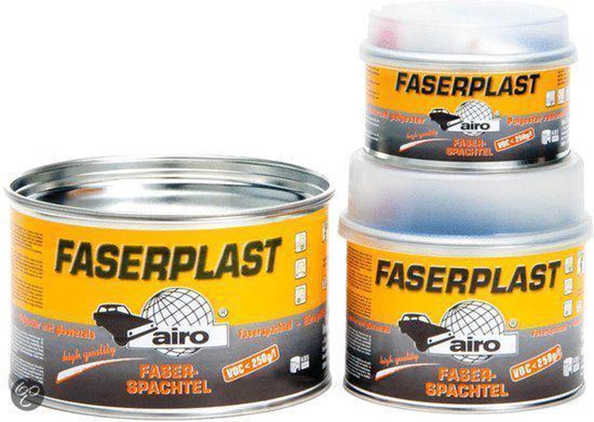 Airo Staalplamuur Faserplast 0,8 kg