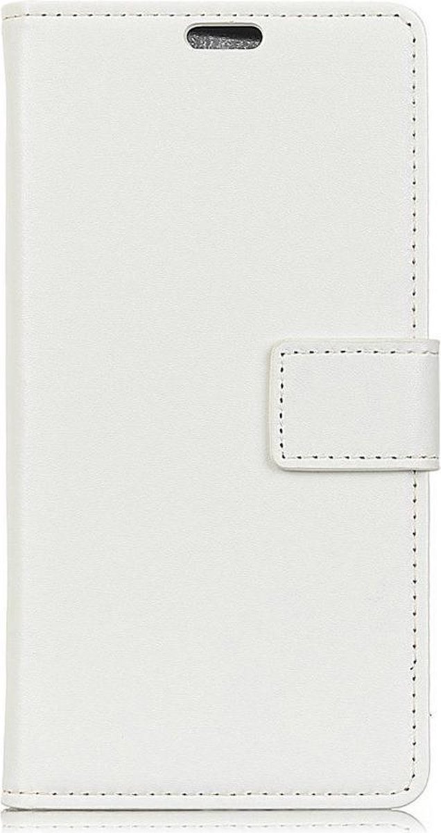 Shop4 - Nokia 3.1 (2018) Hoesje - Wallet Case Business Wit