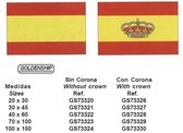 Spaanse vlag met kroon (20x30cm) (GS73326)