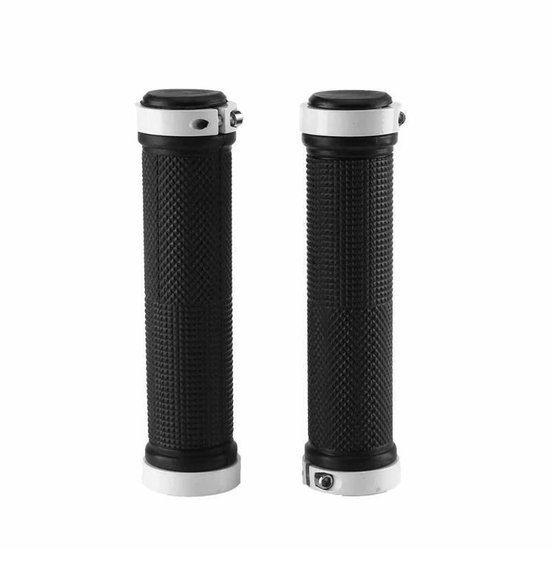 Poignées VTT 130 mm GRIP fortes - avec fixation de verrouillage - Noir