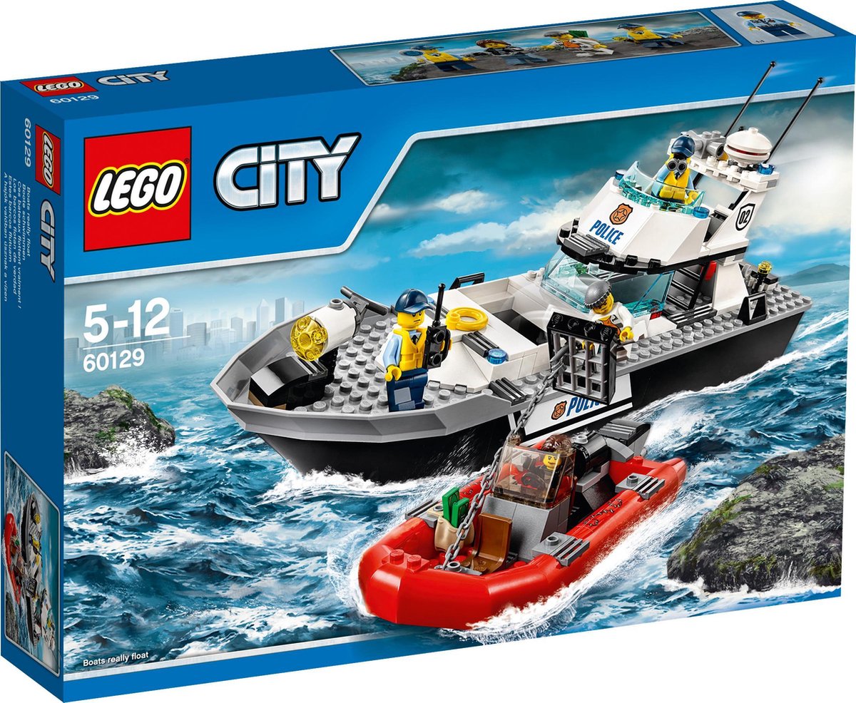 LEGO City Politie Patrouilleboot - 60129 | bol