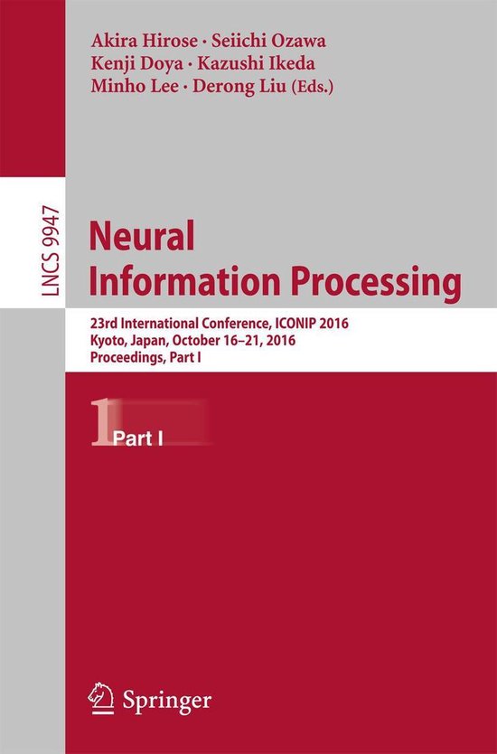 Springer Nature Proceedings Computer Science 1 - Neural Info ... - cover