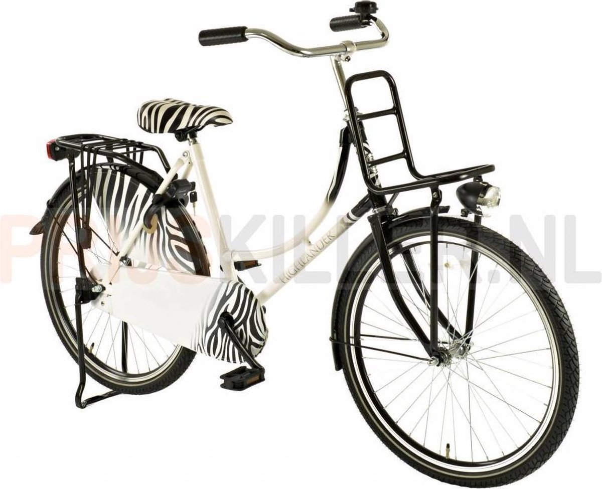 Omafiets 24 inch Zebra (1020184) - Meisjesfiets | bol.com