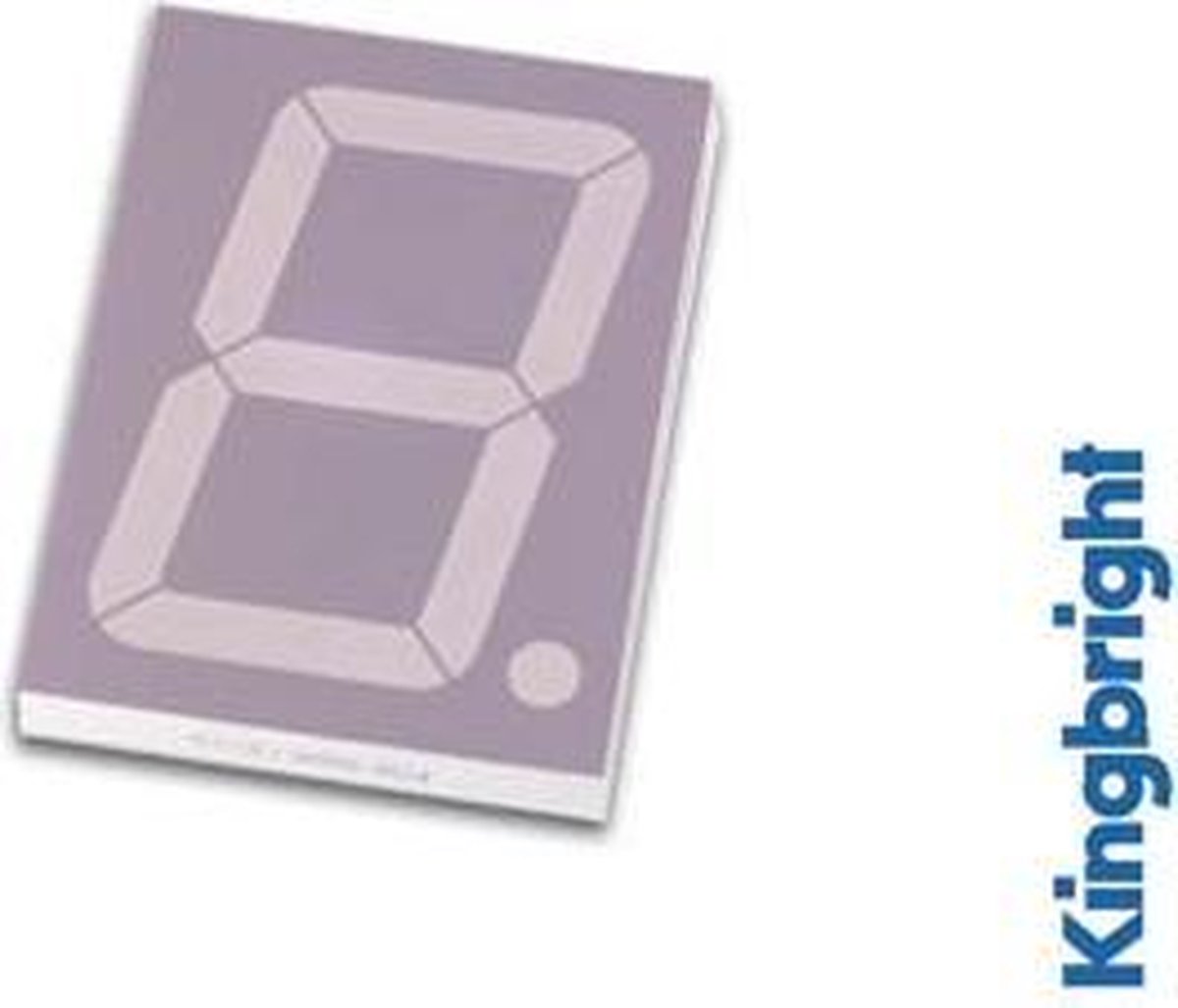 1-Digit Display 57Mm Gemeenschappelijke Kathode Geel