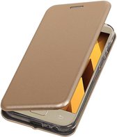 BestCases.nl Goud Premium Folio leder look booktype smartphone hoesje voor Samsung Galaxy A3 2017 A320