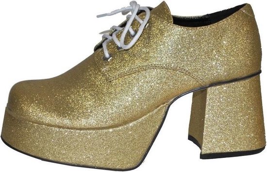 Glitter plateau schoenen goud 40-41 | bol