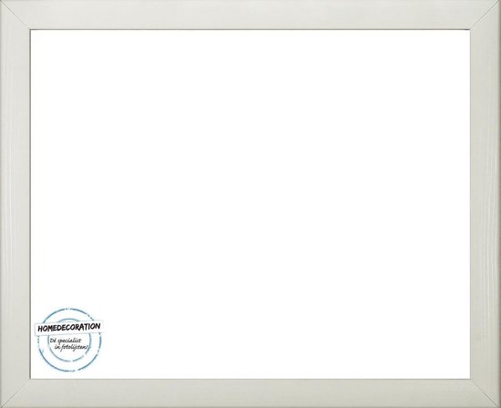 Cadre photo Colorado MDF 43x86 cm, grain de bois blanc