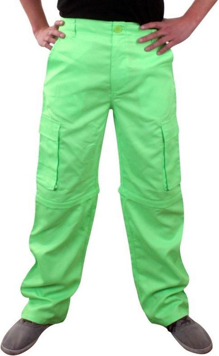 groene Broek - Neon Green Pants Dames 48 Heren |