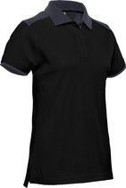 Santino Tivoli 2color Dames Polo-shirt (210g/m2) - Zwart | Grijs - XXL